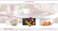 Desktop Screenshot of marburger.de